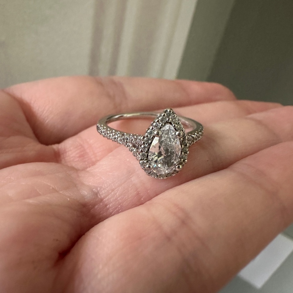 1 Carat Moissanite Ring. (Offers welcome- baby essentials fund)